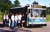 Campus Loop Students boarding AMTRAN bus