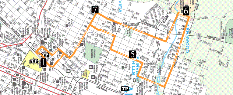 Fairview Schedule Map